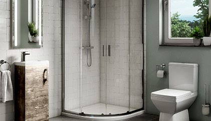 Flat Tekneli Köşe Duşakabin